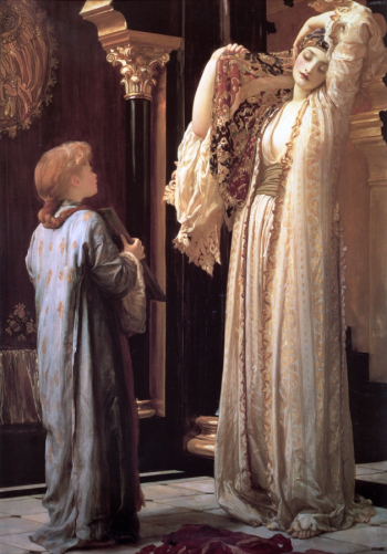 Фредерик Лейтон. Свет гарема. Холст, масло. 152,4х83,8. 1880. Частная коллекция.