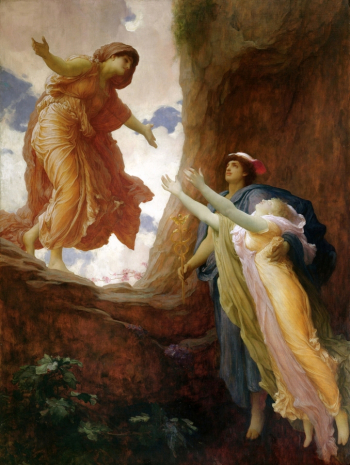 Фредерик Лейтон. Возвращение Персефоны. Холст, масло. 203х152. 1891. Галерея Лидса.