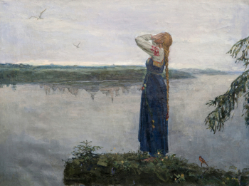 Коробов Александр Алексеевич. Сказание о граде Китеже. Холст, масло. 133х178. 1969. Ставропольский краевой музей изобразительных искусств.