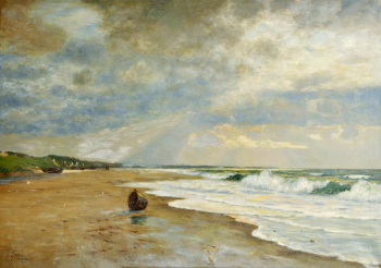 Георг Лемм. Отлив. Холст, масло. 70,5х100. До 1940. Частная коллекция.