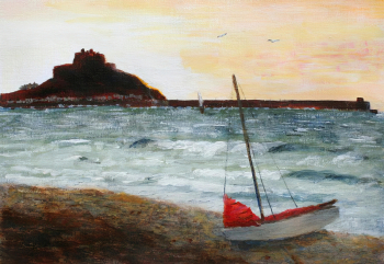 Нигель Рэдклифф. Рассвет над Джерси. Холст, акрил. Частная коллекция.