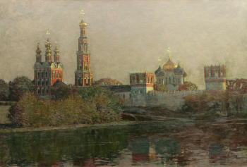 Орлов Юрий Александрович. Новодевичий монастырь. Холст, масло. 68х100. 2000. Ставропольский краевой музей изобразительных искусств.