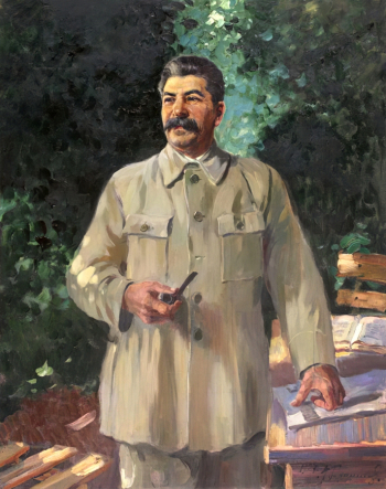 Герасимов Александр Михайлович. Портрет Иосифа Виссарионовича Сталина. Холст, масло. 150х121. 1937. Пермская государственная художественная галерея.
