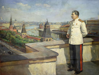 Налбандян Дмитрий Аркадьевич. И.В.Сталин в Кремле. Холст, масло. 200х250. 1947. Пермская государственная художественная галерея.