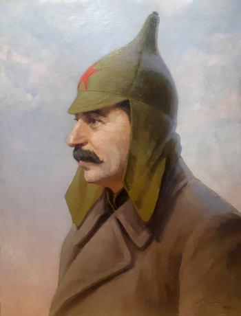 Соколов Михаил Георгиевич. Портрет Иосифа Виссарионовича Сталина. Холст, масло. 132х100. 1929. Государственный центральный музей современной истории России.