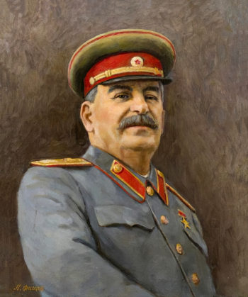 Фищев Александр Владимирович. Сталин, которого мы любили. Холст, масло. 66х54. 1940-е. Вятский художественный музей имени В.М. и А.М. Васнецовых.