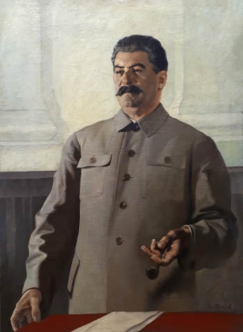 Яковлев Василий Николаевич. Портрет И.В.Сталина. Холст, масло. 139х104. 1938. Государственный центральный музей современной истории России.
