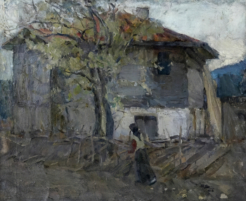 Катц Юрий Леонидович. Весна в Грузии. Холст, масло. 49х60. 1959. Томский областной художественный музей.