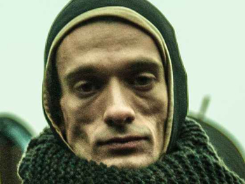 Пётр Павленский, обвиняемый в изнасиловании. Неизвестный фотограф.