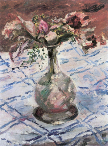 Ловис Коринт. Орхидеи. Холст, масло. 64х52. 1923. Картинная галерея (Билефельд, Германия).