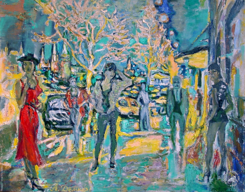 Демко Адольф Иванович. Вечерний свет. Холст, масло. 75х96. 2000. Собрание семьи художника.