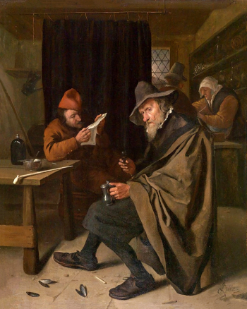 Ян Стен. Пьяница. Холст, масло. 1660. Художественный музей колледжа Смита (Нортемртон, США).