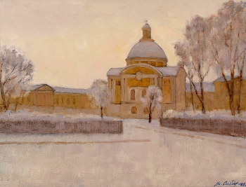 Солодов Всеволод Сергеевич. Путевой дворец в Твери. Холст, масло. 59,5х78,8. 2003. Тверская областная картинная галерея.