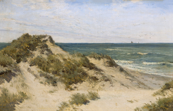 Карл Мёллер. Дюны в Нордстрандене около Хёйена. Холст, масло. 1911. Музей Скагенса.
