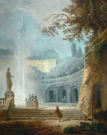 Юбер Робер. Фонтан. Холст, масло. 113х90,2. 1775-1778. Музей Кимбелл.