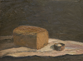 Чемсо Виктор Муссович. Хлеб. Холст, масло. 37х49. 1979. Ставропольский краевой музей изобразительных искусств.