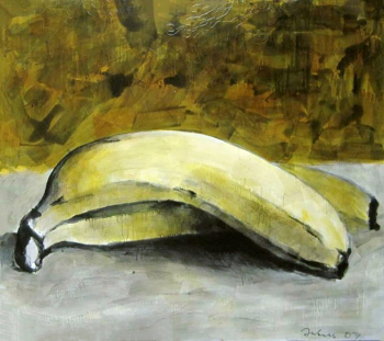 Касимов Энвиль Владимирович. Бананы. Холст, масло. 150х160. 2007. Удмуртский республиканский музей изобразительных искусств.