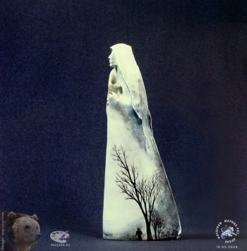Савельева Любовь Ивановна. Мать. Фаянс. h-52. 1986. Авторское собрание.