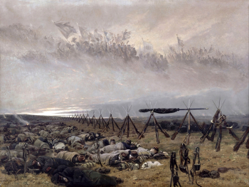 Жан Батист Эдуар Детай. Мечта (Сон). Холст, масло. 300х400. 1888. Музей Орсе.