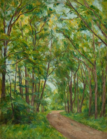 Львов Пётр Иванович. Петергоф, Александровский сад. Холст, масло. 84х65. 1931. Волгоградский музей изобразительных искусств имени И.И.Машкова.
