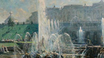 Татарников Георгий Павлович. Петергофская симфония. Холст, масло. 125х188. 1963. Государственный музей-заповедник Петергоф.