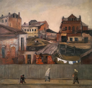 Аксельрод Меер (Марк) Моисеевич. Старый Минск. Холст, масло. 71х74,5. 1934. Государственная Третьяковская галерея.