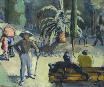 Витинг Николай Иосифович. Сочи. Холст, масло. 45х53. 1928. Музейно-выставочный комплекс Новый Иерусалим.
