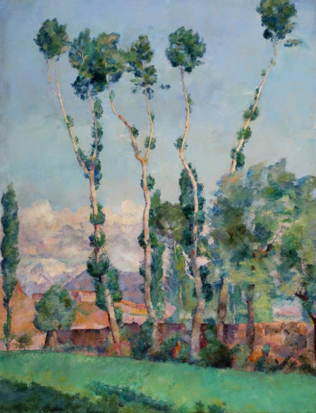 Рождественский Василий Васильевич. Тополя. Холст, масло. 103х76,5. 1929. Пермская государственная художественная галерея.