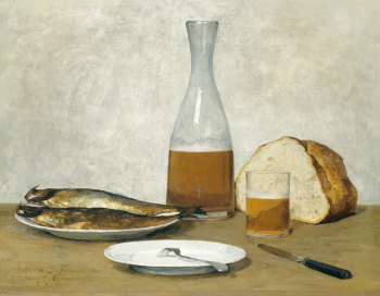 Альберт Анкер. Селёдка. Холст, масло. 42х55. 1899. Частная коллекция.