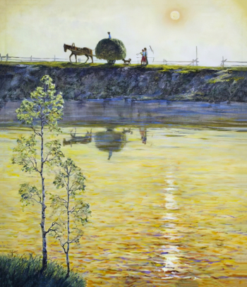 Ерофеевский Валерий Петрович. Страда деревенская. Холст, масло. 100х86. 2004. Иркутский областной художественный музей имени В.П.Сукачева.