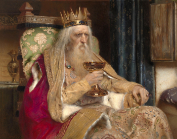 Пьер Жан Ван дер Аудера. Фульский король. Доска, масло. 80х62. 1896. Замок Гаасбек.