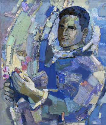 Смагин Виталий Георгиевич. Космонавт Борис Волынов. Холст, масло. 100х85. 2011. Иркутский областной художественный музей имени В.П.Сукачева.