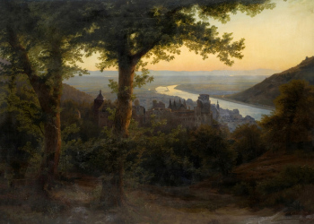 Карл Даль. Гейдельбергский замок. Холст, масло. 102х143. 1838. Национальный музей Швеции.