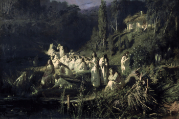 Крамской Иван Николаевич. Русалки. Холст, масло. 88х132. 1871. Государственная Третьяковская галерея.