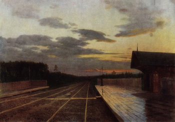 Левитан Исаак Ильич. После дождя. Холст, масло. 1879. Государственный Русский музей.