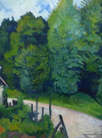 Сюзанна Валадон. Пейзаж. Холст, масло. 73х55. 1914. Музей Фабра.