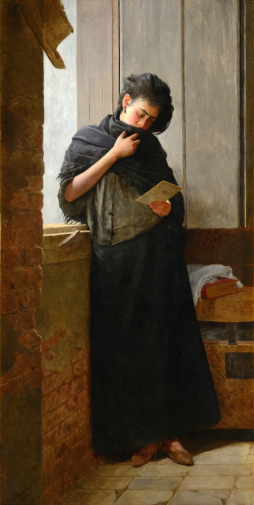 Жозе Феррас де Алмейда Жуниор. Тоска. Холст, масло. 197х101. 1899. Пинакотека Сан-Паулу.