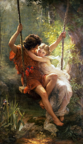Пьер Огюст Кот. Весна. Холст, масло. 203,2х127. 1873. Музей искусств Аплтон.