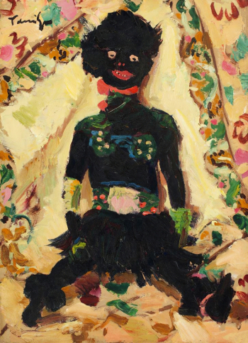 Николае Тоница. Кукла (Scherzzo). Картон, масло. 47х35. 1926. Частная коллекция.