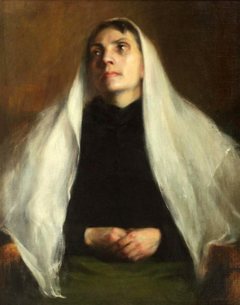 Кимон Логхи. Македонка. Холст, масло. 71х59. Частная коллекция.