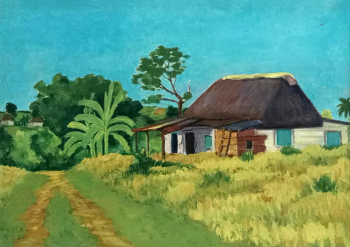 Белоиванов Иван Иванович. Куба. Картон, масло. 34х48. 1976. Симферопольский районный музей имени Николая Островского.