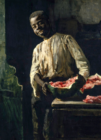 Томас Ховенден. Спелый арбуз. Холст, масло. 55,7х40,3. 1885. Бруклинский музей.