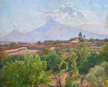 Машков Илья Иванович. Арарат. Холст, масло. 85х110. 1927. Ростовский областной музей изобразительных искусств.