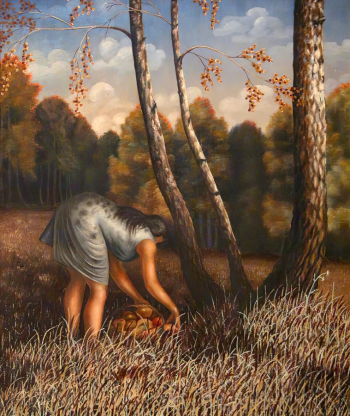 Конькин Георгий Георгиевич. Пора грибная. Холст, масло. 84,5х80,5. 1978. Курганский областной художественный музей.