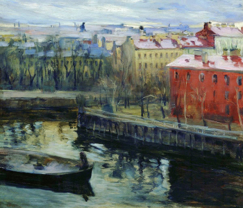 Браз Иосиф Эммануилович. Ленинград. Холст, масло. 68х78. Калужский областной художественный музей.