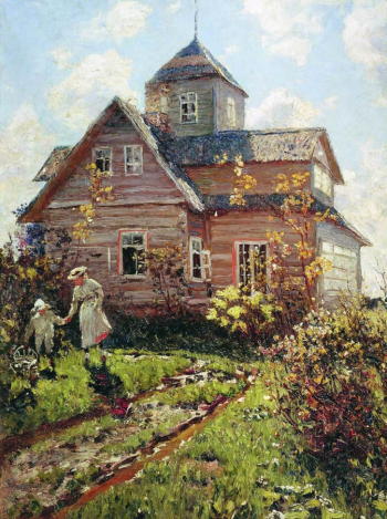Дубовской Николай Никанорович. Дача в Силламягах. Холст, масло. 71х53. 1907. Национальный художественный музей Республики Саха (Якутия).