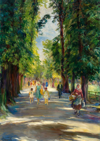 Иван Вавпотич. Дорога в Тиволи. Холст, масло. 112х80. 1925. Национальная галерея Словении.