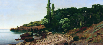 Орловский Владимир Донатович. Крымский берег. Холст, масло. 1890. Частная коллекция.