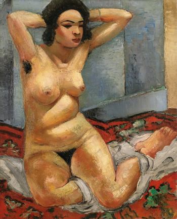 Сава Шуманович. Обнажённая женщина. Холст, масло. 100,5х81,2. 1929. Мемориальная коллекция Павле Белянски.
