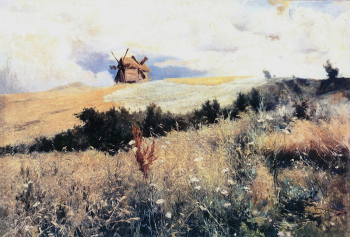 Светославский Сергей Иванович. Ветряная мельница. Холст, масло. 76х103. 1890-е. Национальный музей во Львове имени Андрея Шептицкого.